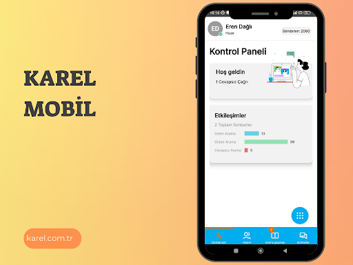 Karel Mobil Softphone Screen 2