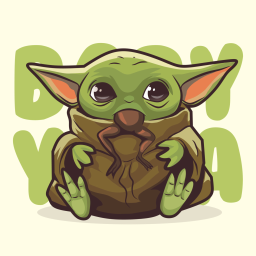 Baby Yoda Stickers logo