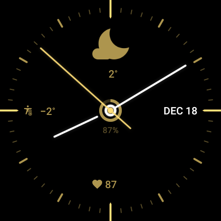 Minimal Watch Face - IMO Screen 3
