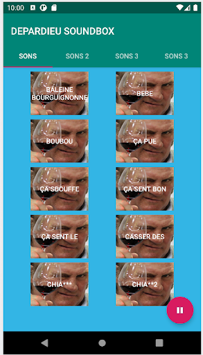 Android application DEPARDIEU SOUNDBOX screenshort