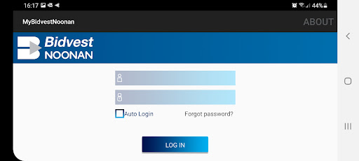 Android application My Bidvest Noonan screenshort
