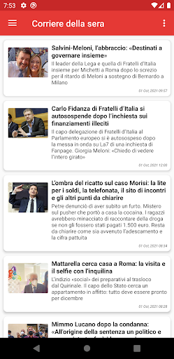Giornali italiani Screen 3