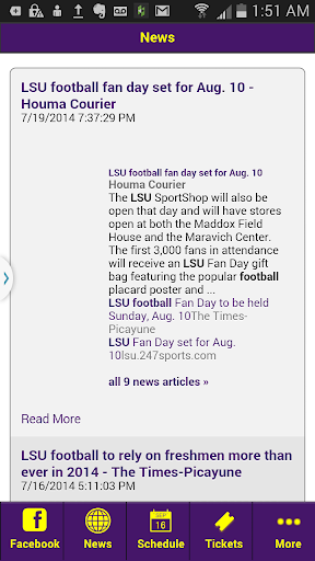 Football News - LSU Edition