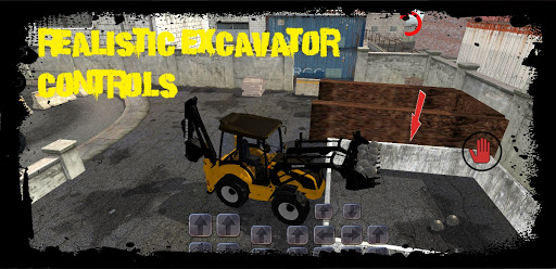 Construction Simulation Excavator, Crane, Tractor