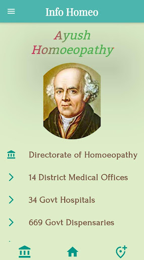 Android application info homeo screenshort