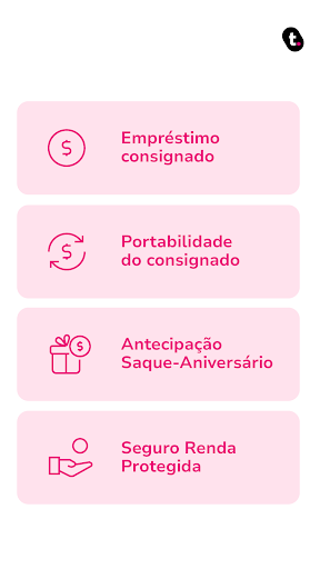 meutudo. Empréstimo, INSS FGTS Screen 3
