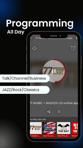 77 WABC + RADIOS US online app Screen 2