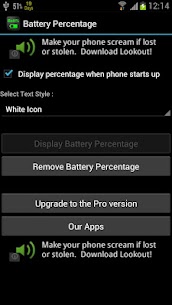 Show Battery Percentage For PC installation