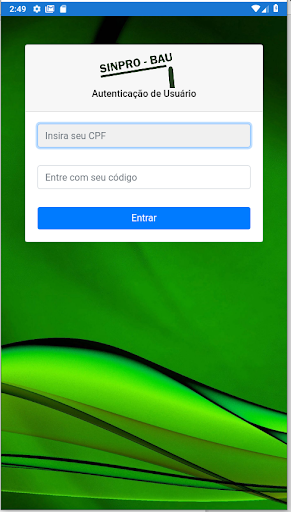 Android application SINPROBAU screenshort