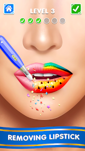 Lipstick Lip Art: Makeup Games