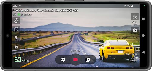 Android application Droid Dashcam - Video Recorder screenshort