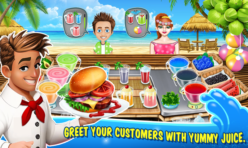 Android application Beach Restaurant Master Chef screenshort