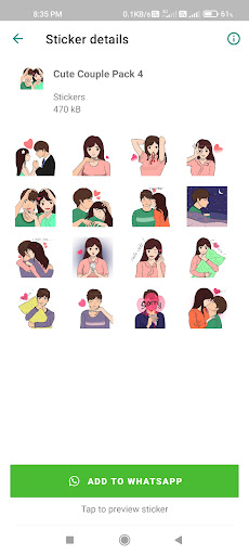 WAStickers.ly Kiss Stickers Screen 3