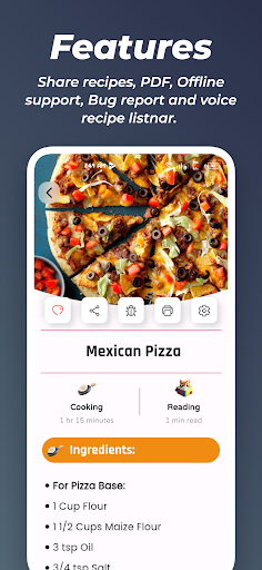 Screenshot of Food Recipes Offline, MealBook