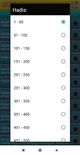 1001 Hadis 🇺🇿  - 2020