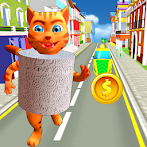 Toilet Paper Cat Run