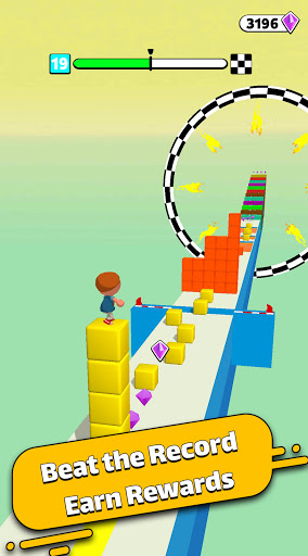 Cube Stack 3d: Fun Passing over Blocks and Surfing  screenshots 4