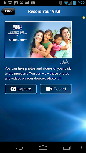 George W. Bush Center Screen 3