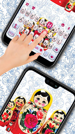 Android application Russian Nest Dolls Keyboard Th screenshort
