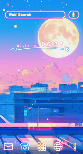 City Pop Theme +HOME ekran görüntüsü