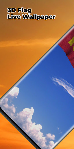 Android application Mongolia Flag Live Wallpaper screenshort