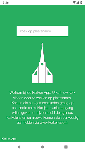 Android application Kerken App screenshort