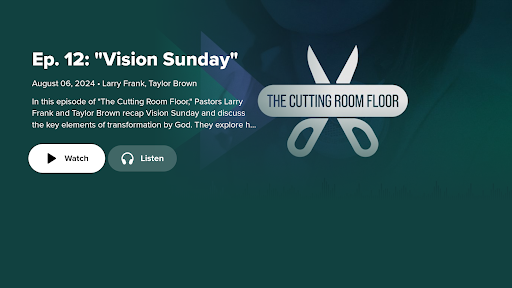Screenshot of Grace Church App