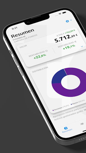 Android application X Insight for Indexa Capital screenshort