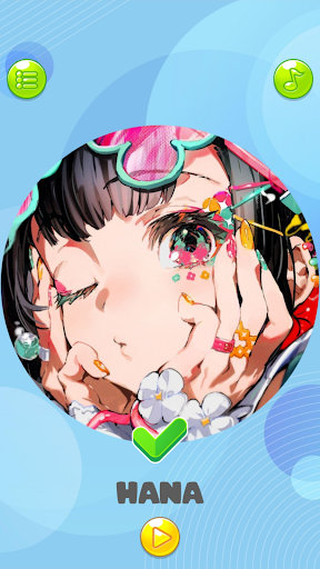 Android application Circle Puzzle Girl Anime screenshort