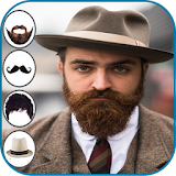 Men Mustache & Beard Face Edit icon