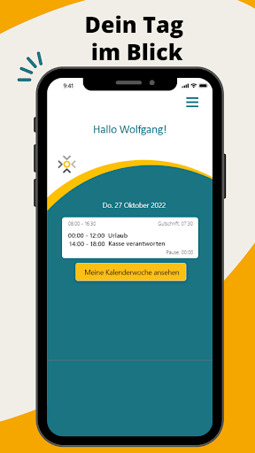 Android application MyTimeApp screenshort
