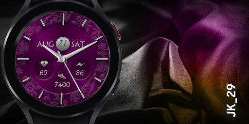 Android application JK_29 [Watch Face] Gold Silver screenshort