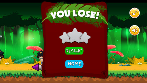 Android application super island boy runner screenshort