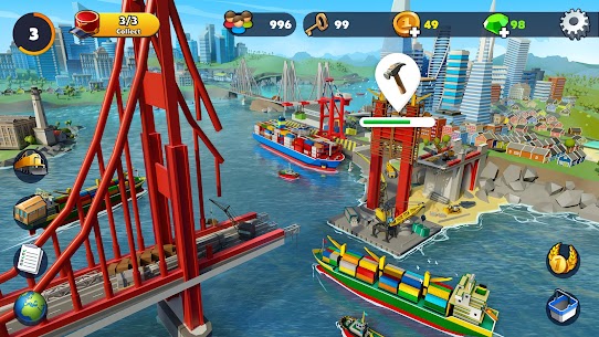 Port City Mod Apk Ship Tycoon 1.9.1 Download (Unlimited Money, Hacks) 3