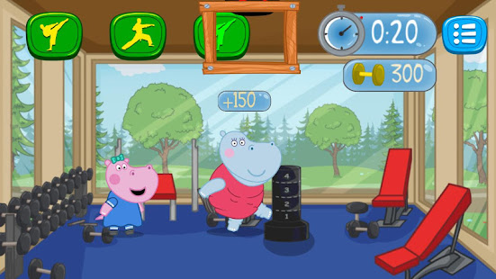 Fitness Games: Hippo Trainer screenshots 13