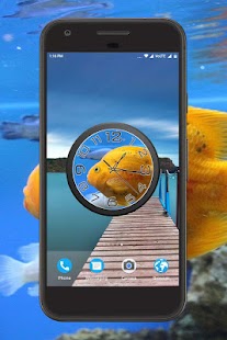 Aquarium Clock Live Wallpaper Screenshot