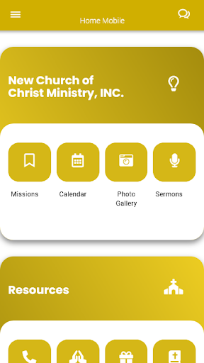 Android application New Church of Christ Ministry screenshort
