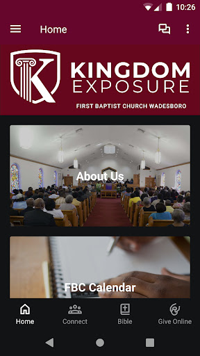 Android application First Baptist of Wadesboro screenshort