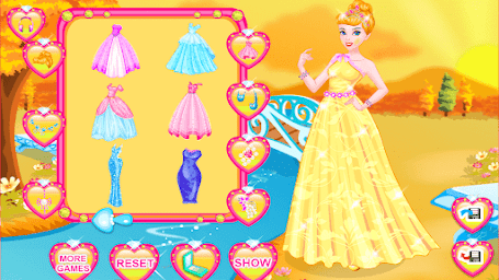 Princess Fashion Salon, Dress Up and Make-Up Game
