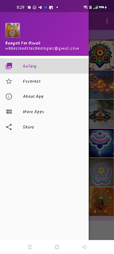 Android application Rangoli For Diwali Gallery screenshort