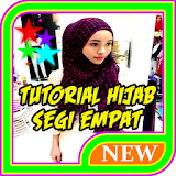 tutorial hijab segi empat icon