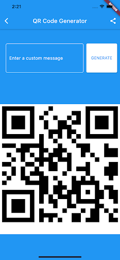 Android application QR Generator & Scanner screenshort