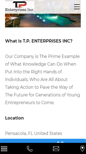 TP Enterprises Screen 2