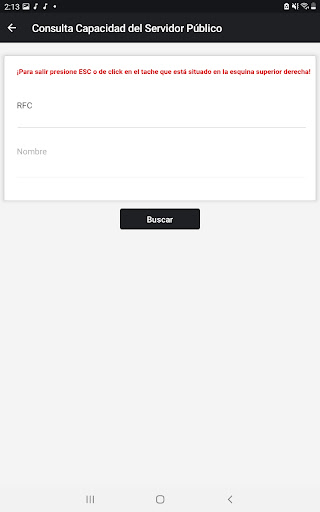 Vía Nómina Dependencia Screen 3