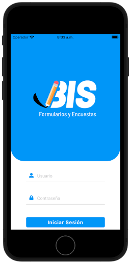Android application Bis Formulario screenshort