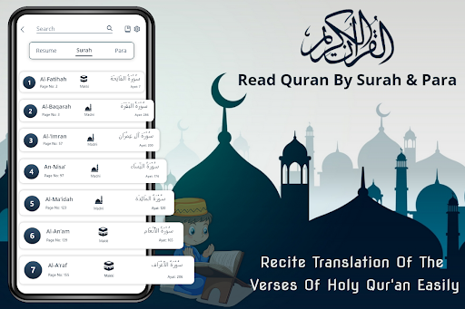Holy Quran : القرأن الكريم Screen 2