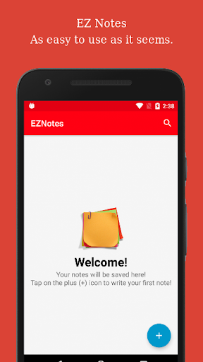 Android application EZ Notes screenshort