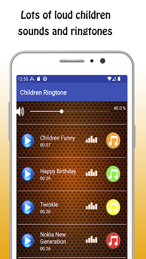 Android application Children Ringtone screenshort