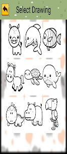 Coloring Sponge Animals