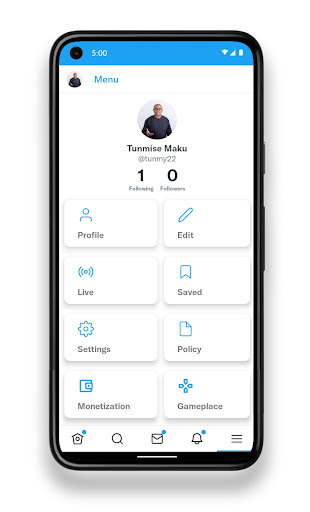 Android application WitterWriter screenshort